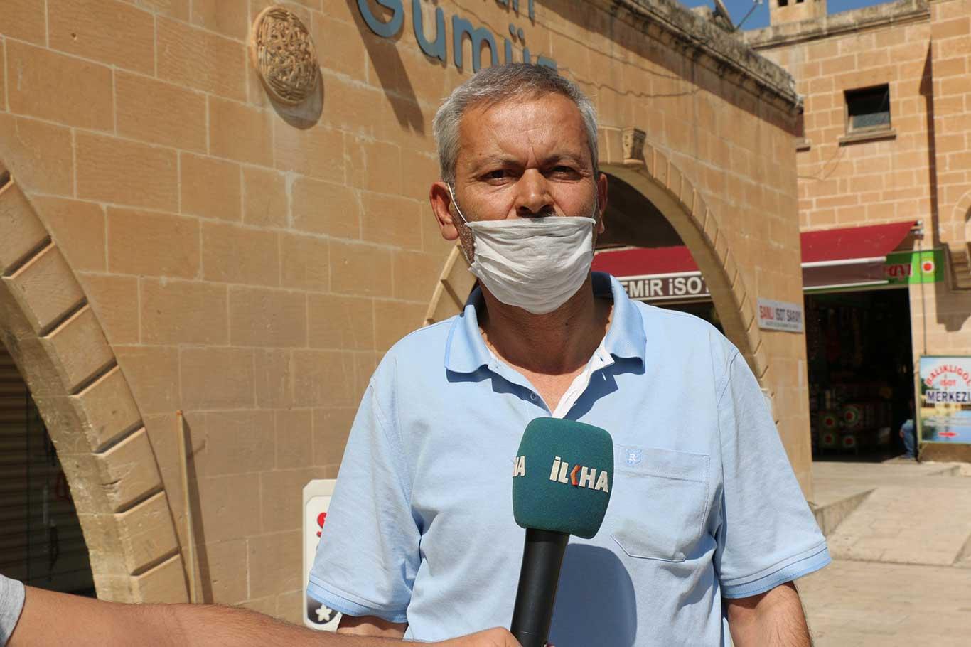 Çarşı esnaflarından Osman Uygur